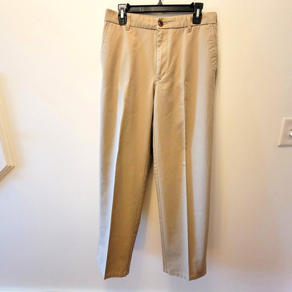 St John's Bay Worry-Free Mens Pants 32x32 Classic Fit Straight Leg Chino